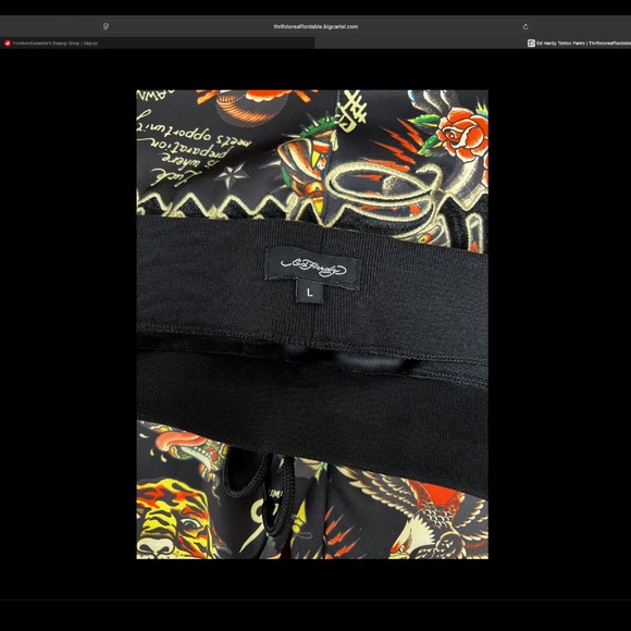 Ed Hardy Tattoo Pants - Picture 5 of 7